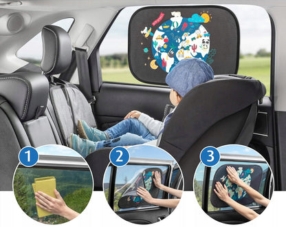 REER TravelKid slnečná clona na okno auta UV 50+ 2 kusy