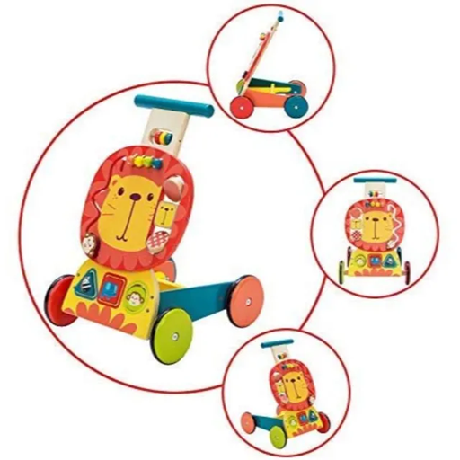 LABEBE drevené chodítko LEV 34 x 30,5 x 44,5 cm 1 – 3 roky