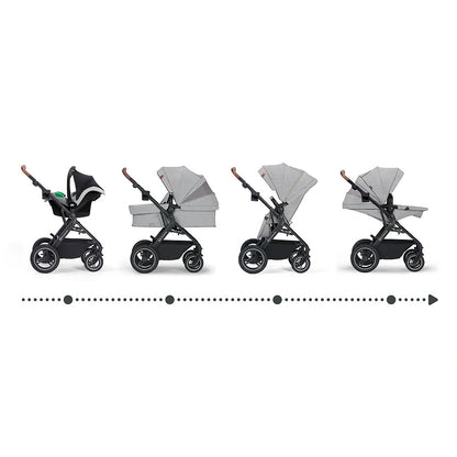 KINDERKRAFT B-TOUR 3v1 multifunkčný kočík do 22kg + autosedačka MINK PRO