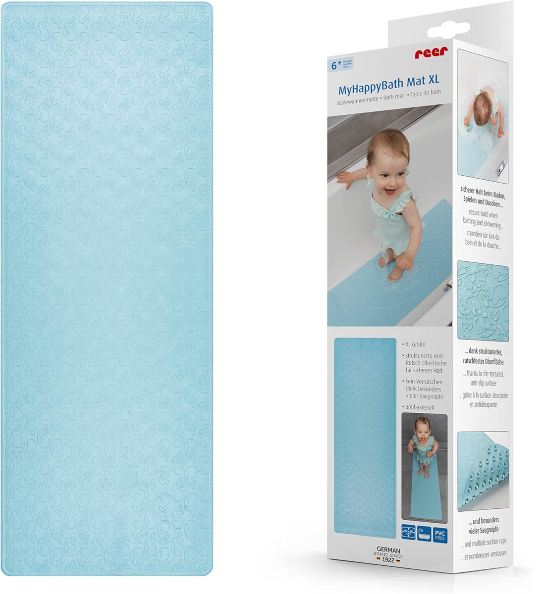 REER MyHappyBath XXL anti-slip mat for bathtub and shower