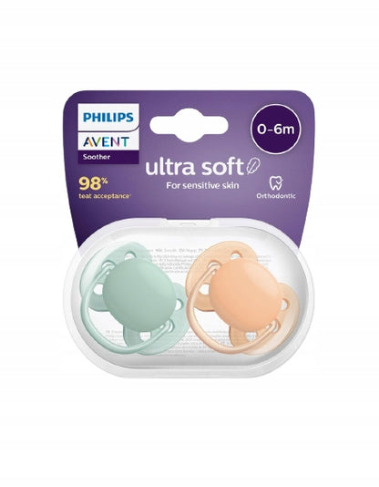 PHILIPS AVENT Ultra Soft cumlíky x 2 0-6 mesiacov