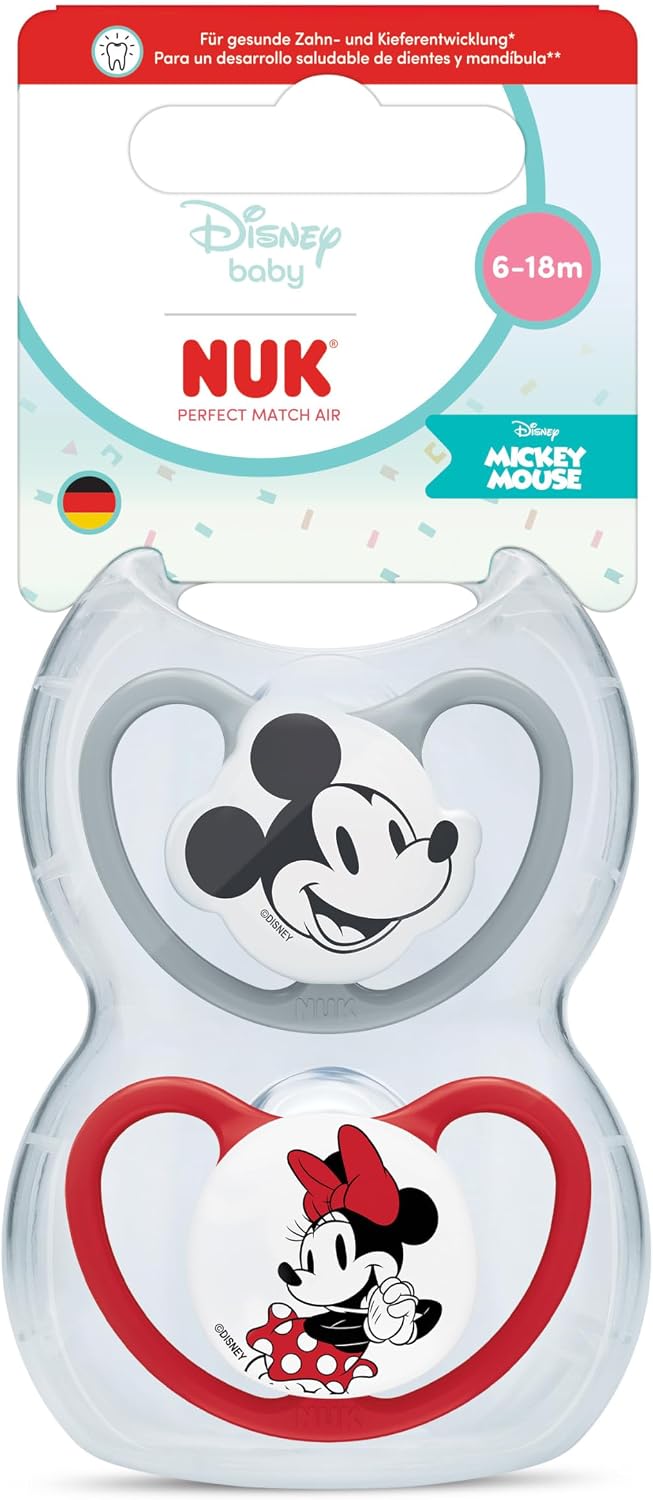 NUK Perfect Match Air suzetă de calmare 6-18m x2 DISNEY