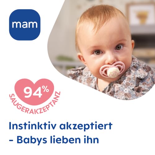MAM Perfect silicone pacifier 16m+ x2