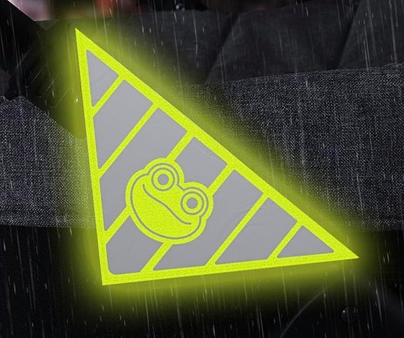 WEIDEBACH odblask na rzep do wózka 12 x 12 cm ŻABA 1 sztuka