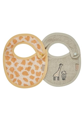 Sterntaler podbradníky Giraffe & Löwe súprava 2 ks