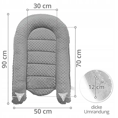 TOTSY BABY detské hniezdo 90 x 50 minky
