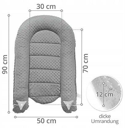 TOTSY BABY detské hniezdo 90 x 50 minky