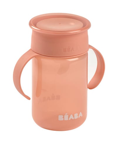 Béaba 360 training cup pink 340 ml 12m+