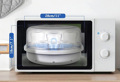 BELLABABY BLA8913 microwave sterilizer + tongs