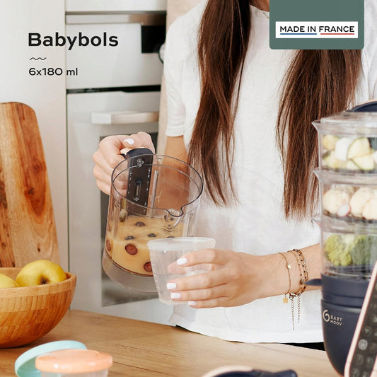 Nádobky BABYMOOV Babybols, 6 × 180 ml