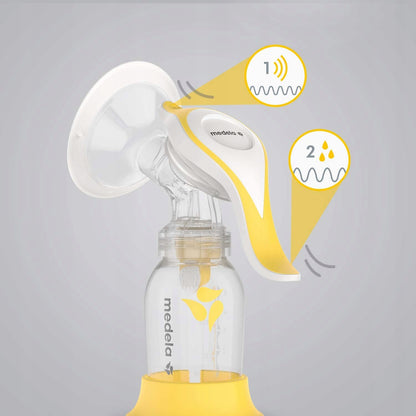 MEDELA Harmony Flex ručný odsávač mlieka 2-fázový U