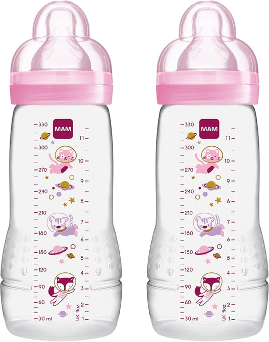 MAM Easy Active súprava fliaš 330 ml 4 m+ cumlík 2 KOSMOS