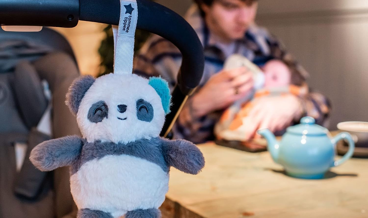 TOMMEE TIPPEE PipPanda zawieszka do wózka z pozytywką i lampką 12 cm – zdjęcie 4