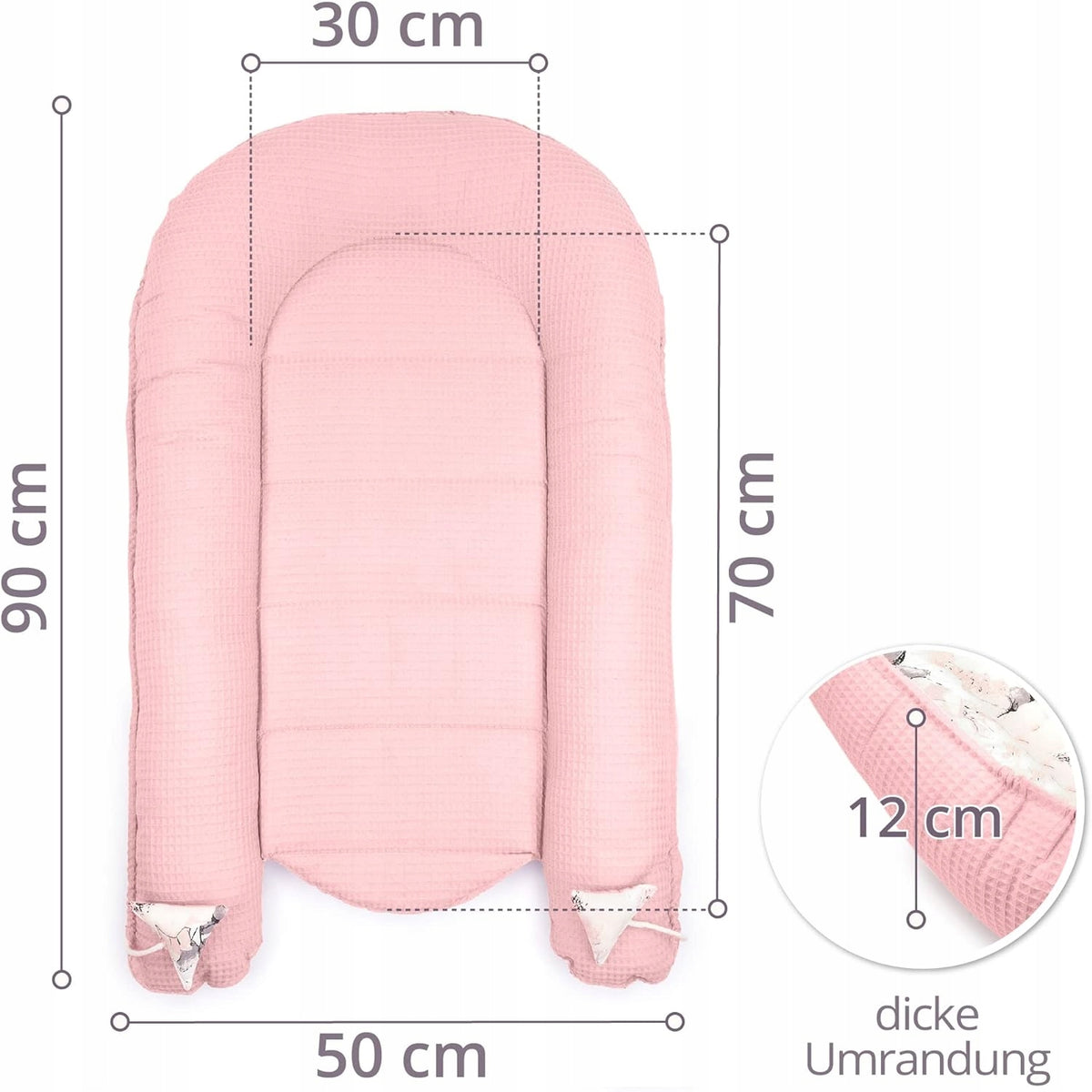 TOTSY BABY hniezdo pre bábätko 90 x 50