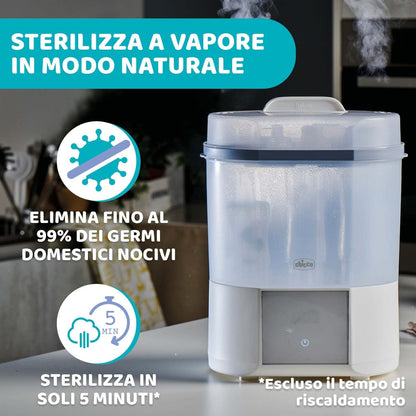 CHICCO parný sterilizátor so sušičkou All in One