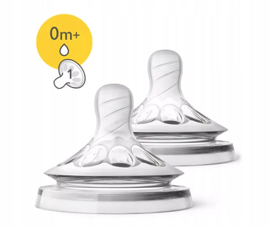 PHILIPS AVENT Natural tétines pour biberons 0m+ x2