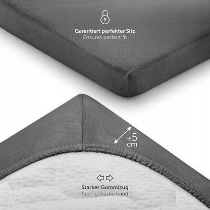 LALENI fitted cradle sheets with elastic edges 40x90, 2 pcs.