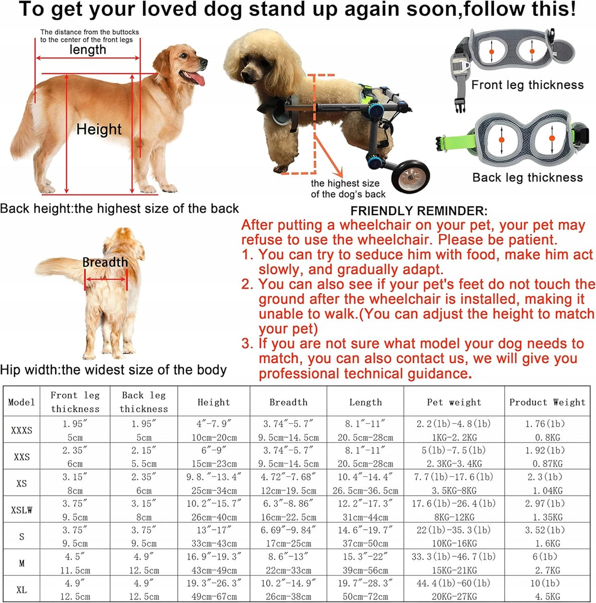 HOBEY HOVE wheelchair for dogs