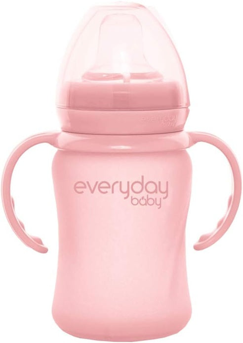 EVERYDAY BABY Sippy Cup skleněný nekapající hrneček 150 ml 6 měsíců+