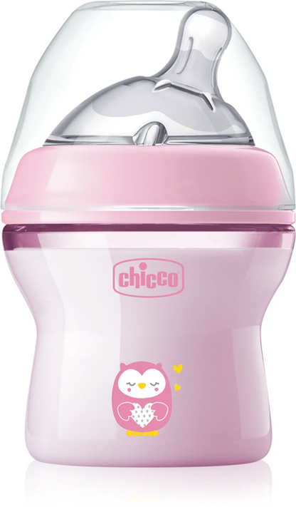 CHICCO NaturalFeeling cumisüveg, 150 ml, 0+, lassú átfolyású