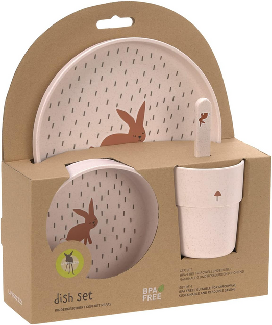 LASSIG set de vaisselle sans mélamine Little Forest Rabbit