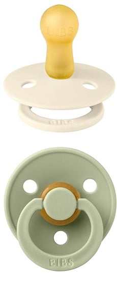 BIBS COLOUR cumlíky 2pack kaučuk 0-6 msc