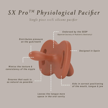 SUAVINEX SELECTION upokojujúci silikónový cumlík 0-6 mesiacov