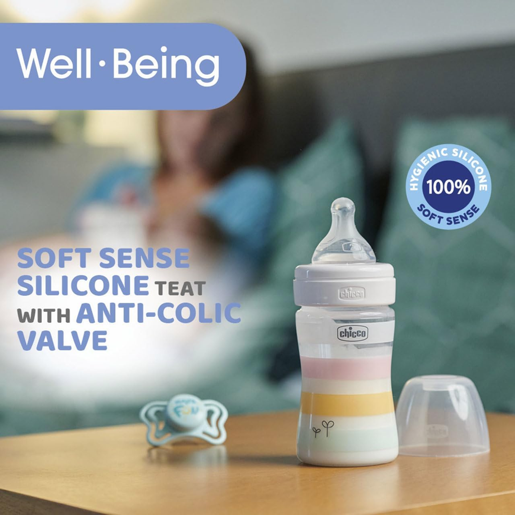 CHICCO butelka Well Being 0m+ 150ml