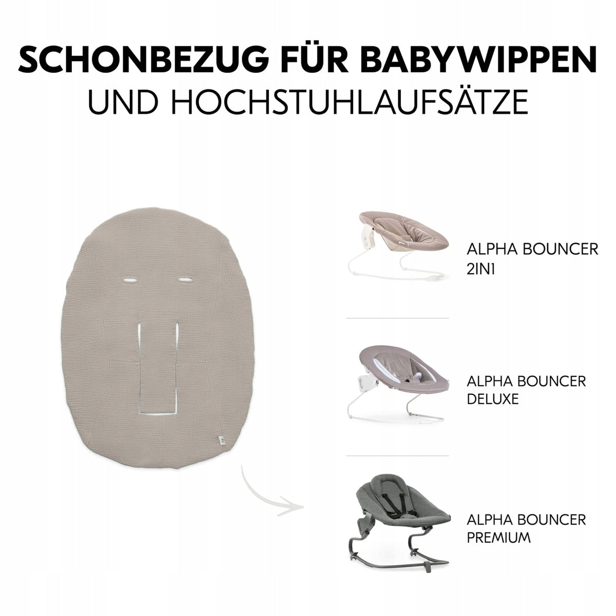 HAUCK cover for the Alpha Bouncer Premium / Deluxe / 2-in-1