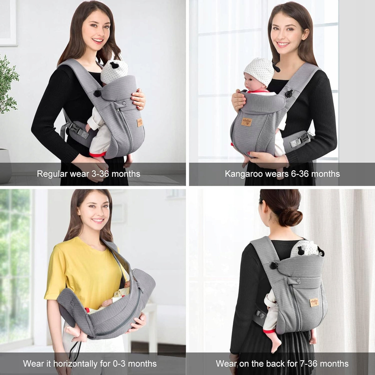 VRBABIES ergonomické nosičské nosidlo