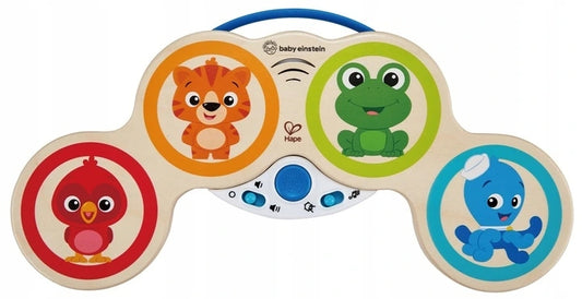 HAPE Magic Touch tambores táctiles de madera 4 unidades para niños
