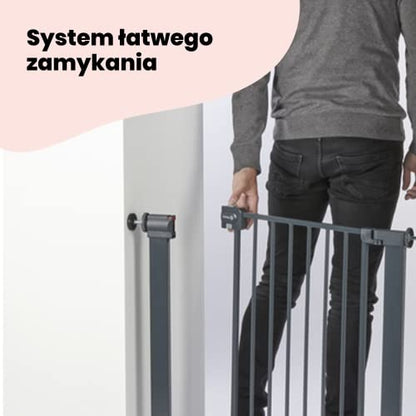 Safety 1st Easy Close Metal bramka rozporowa 73-80 cm czarna