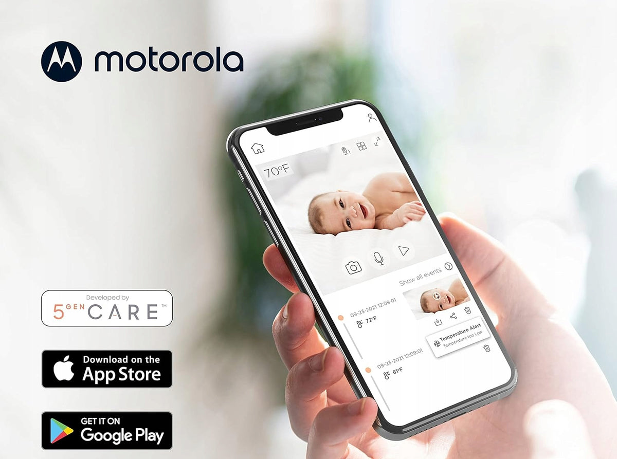 MOTOROLA PIP1000 Connect elektronická opatrovateľská kamera Full HD