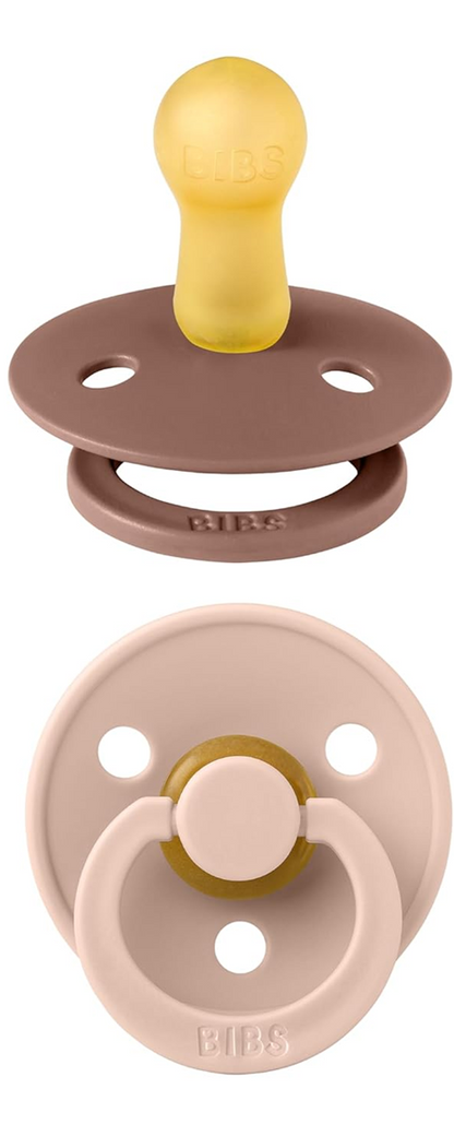 BIBS COLOUR cumlíky 2pack kaučuk 0-6 msc