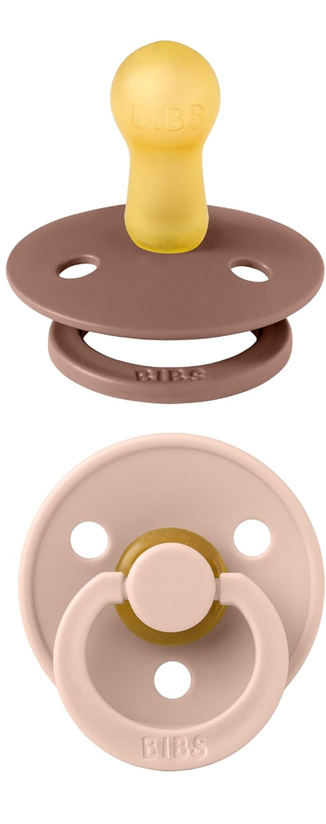 BIBS COLOUR cumlíky 2pack kaučuk 0-6 msc