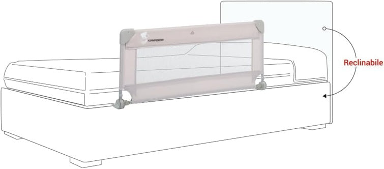 FOPPAPEDRETTI Hopla bezpečnostná zábrana na posteľ 43 x 93 cm + puzdro