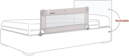 FOPPAPEDRETTI Hopla bezpečnostná zábrana na posteľ 43 x 93 cm + puzdro