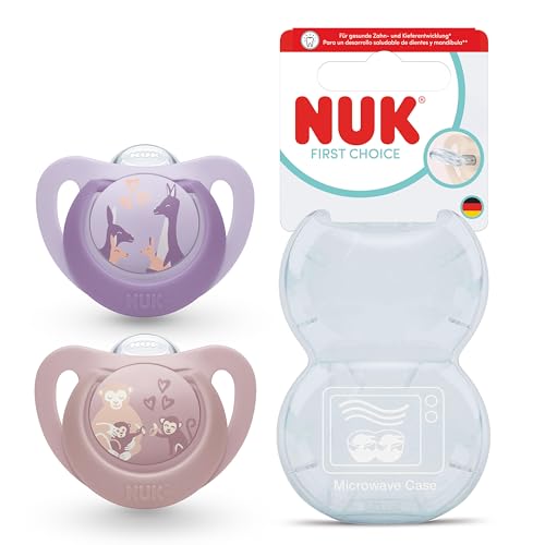 NUK First Choice smoczek uspokajający silikonowy x2 18-36m