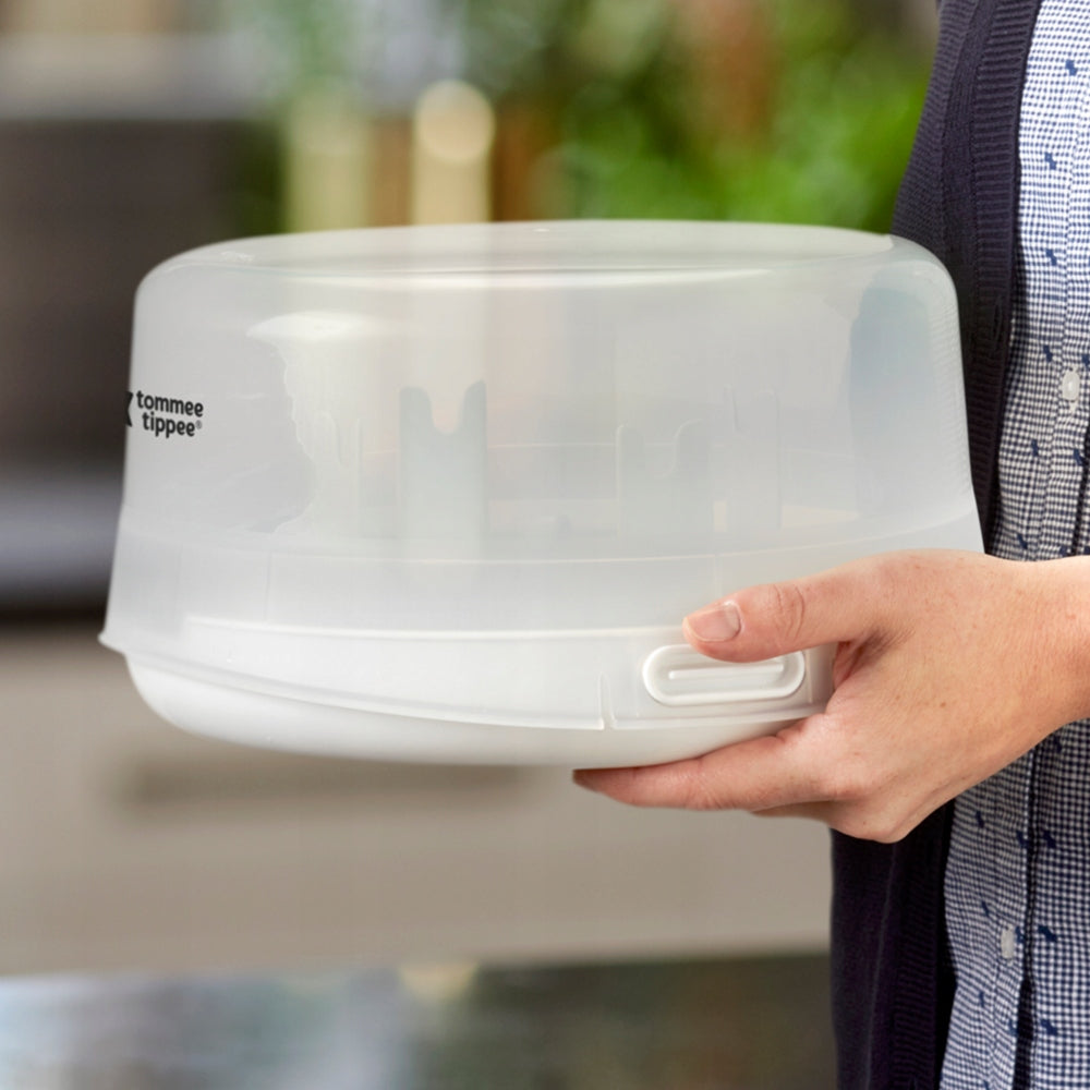 TOMMEE TIPPEE mikrovlnný sterilizátor + cumlík
