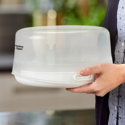 TOMMEE TIPPEE mikrovlnný sterilizátor + cumlík