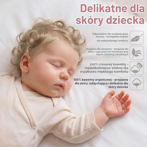 BABYBAY Deluxe Organic plachta 89x50 cm biela