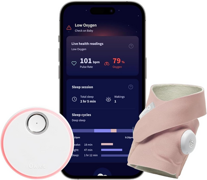 OWLET DREAM SOCK intelligent oxygen level and pulse monitor for infants