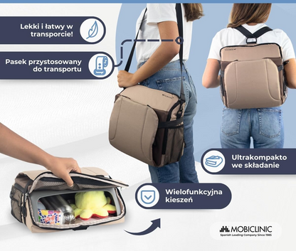 MOBICLINIC Monkey turistická stolička na kŕmenie, podsedák