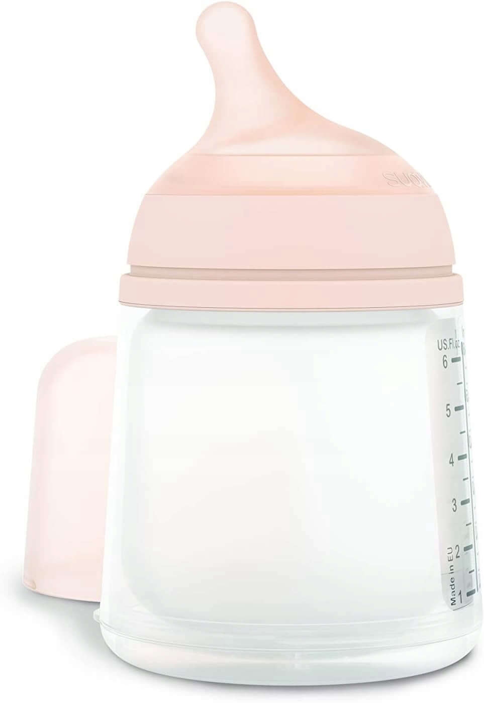 SUAVINEX butelka ZERO ZERO 180ml antykolkowa butelka dla niemowląt z silikonowym smoczkiem, BPA i BPS free