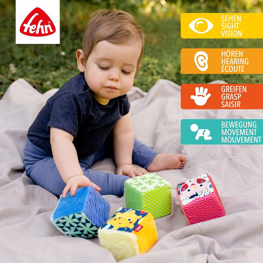 FEHN Color Friends zestaw kostek edukacyjnych