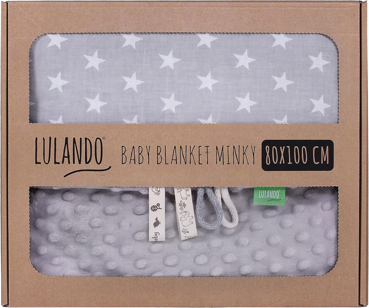 LULANDO minky deka pre bábätká 80x100