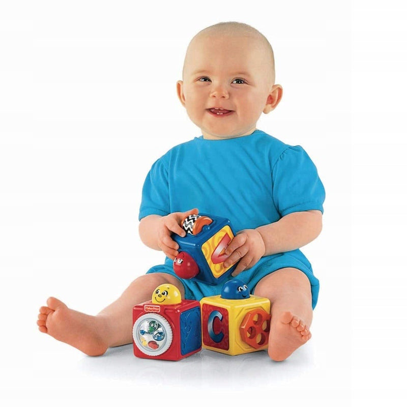 FISHER-PRICE DHW15 interaktívne kocky so zvieratkami 6 m+