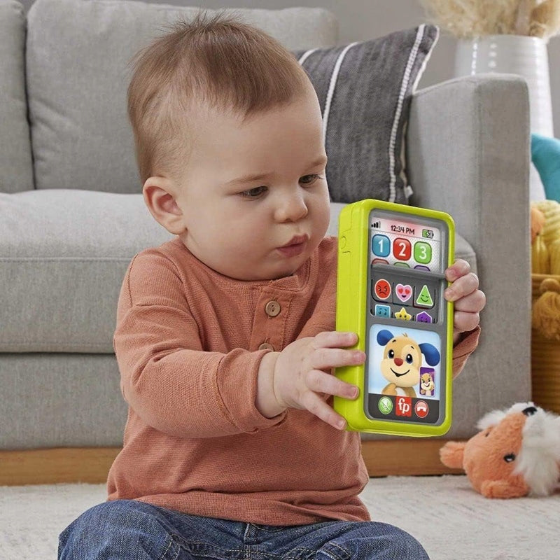 FISHER-PRICE interaktives SMARTPHONE mit 75 englischen Liedern, Sätzen und Geräuschen