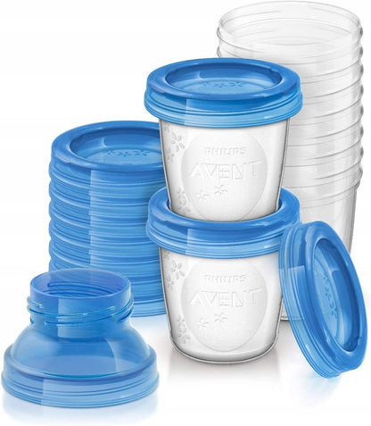 PHILIPS AVENT nádoby na jedlo x10 + adaptéry