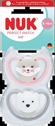 NUK Perfect Match Air sucettes 6-18 mois